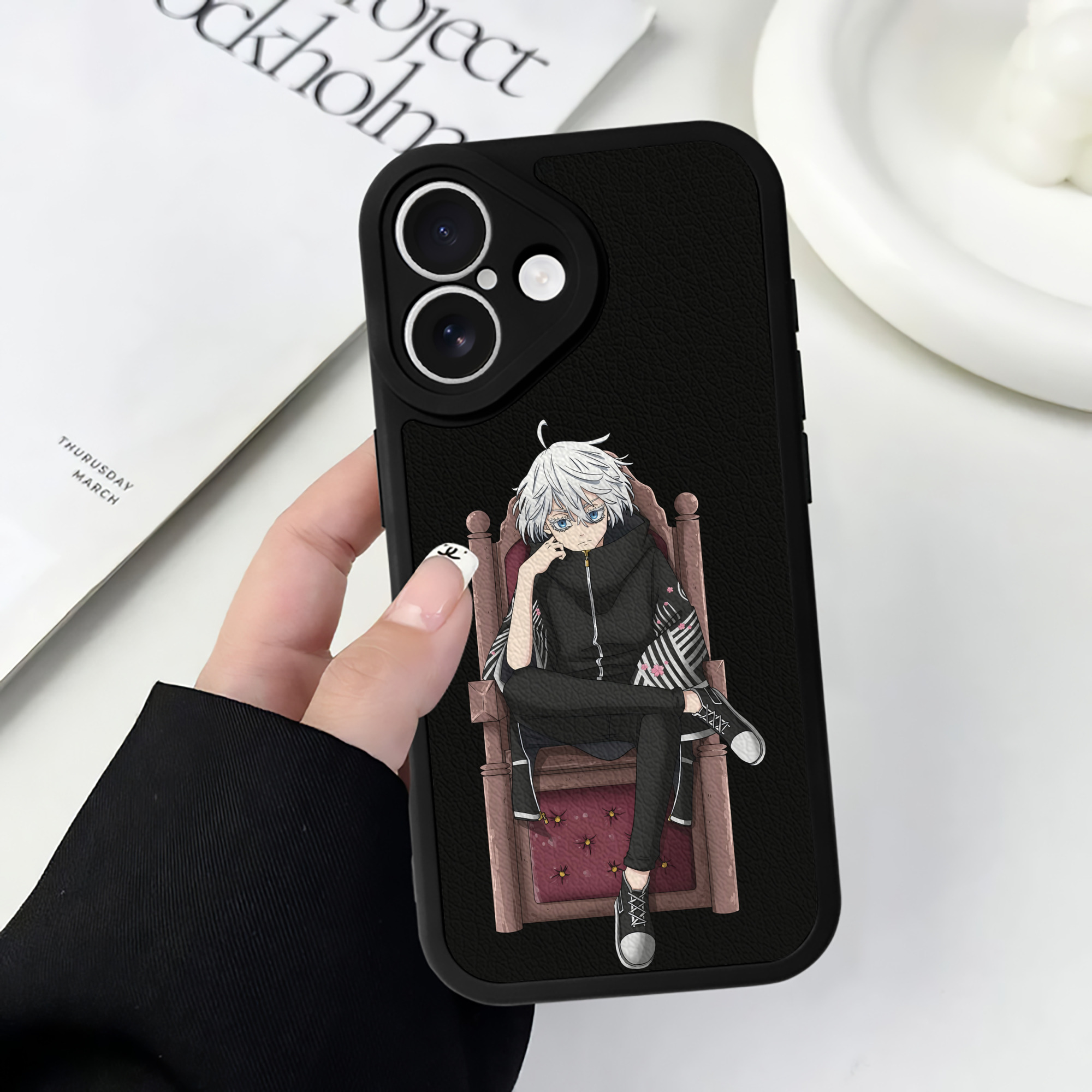 （画像用） 東京リベンジャーズ Tokyo Revengers 【iPhone 16シリーズ対応】シリコンスマホケース（レザー調） 材質：シリコン